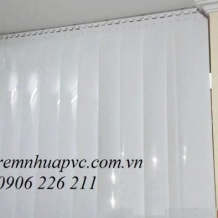 Rèm nhựa PVC Trắng sữa (Trắng đục)